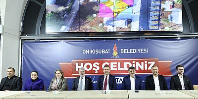 AK Parti Onikişubat İlçe Başkanı Durdu Safa Kekeç öncülüğündeki ana kademe