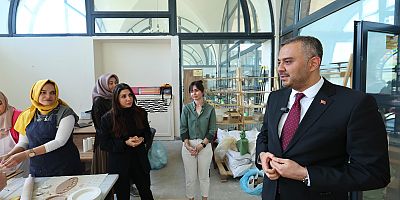 BAŞKAN TOPTAŞ; KADINLARIMIZIN ÜRETİMDE OLMASI ÖNCELİĞİMİZ