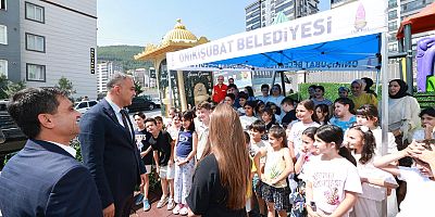 BAŞKAN TOPTAŞ, MİNİK ÖĞRENCİLERİN DAVETİNE KAYITSIZ KALMADI