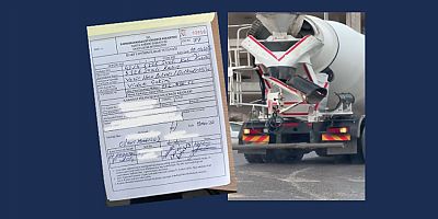 BETON MİKSERİNE 152 BİN TL CEZA; GÖRÜNTÜ VE ÇEVRE KİRLİLİĞİNE GEÇİT YOK