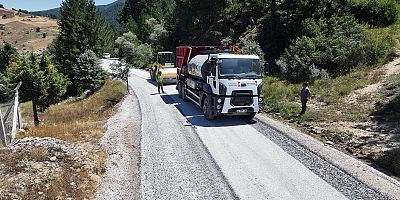 BÜYÜKŞEHİR’DEN GÖKSUN’A 22 MİLYONLUK YOL YATIRIMI