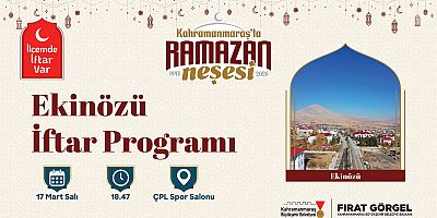 BÜYÜKŞEHİR, EKİNÖZÜ’NDE RAMAZAN SOFRASI KURUYOR