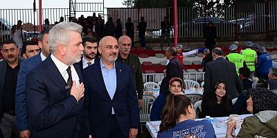 BÜYÜKŞEHİR’İN İFTAR SOFRASI BU KEZ ONİKİŞUBAT’TA YÜZLERCE VATANDAŞI AĞIRLADI