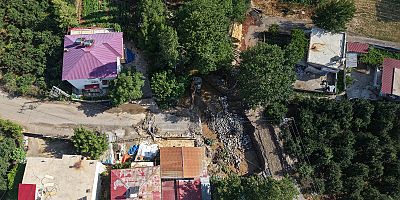BÜYÜKŞEHİR, TÜRKOĞLU AVŞARLI’YA YENİ KÖPRÜ İNŞA EDİYOR