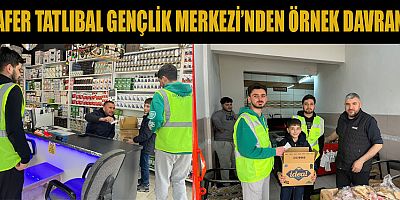BERAT KANDİLİ’NDE ESNAFLARA İKRAMDA BULUNDULAR
Kahramanmaraş’ın Dulkadiroğlu ilçesinde bulunan Cafer Tatlıbal Gençlik Merkezi