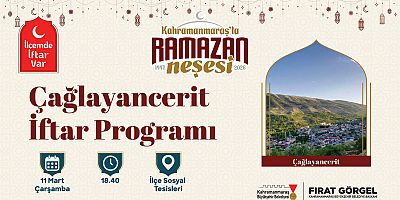 ÇAĞLAYANCERİT’TE GÖNÜLLER AYNI SOFRADA BULUŞACAK