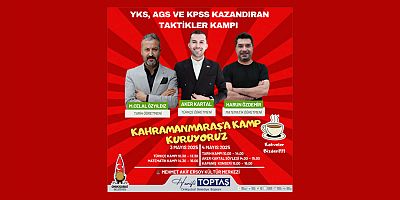 CELAL ÖZYILDIZ, AKER KARTAL VE HARUN ÖZDEMİR, ONİKİŞUBAT’A KAMP KURUYOR