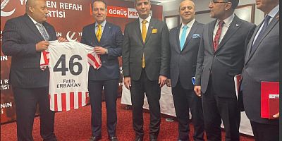 CEYHAN’DAN , GENEL BAŞKAN ERBAKAN'A ZİYARET