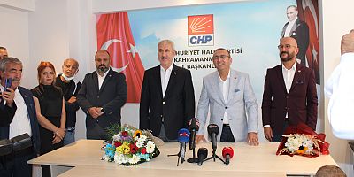 CHP İL BAŞKANLIĞINDA DEVİR TESLİM OLDU 