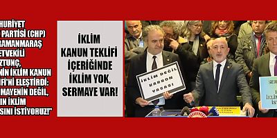 Cumhuriyet Halk Partisi (CHP) Kahramanmaraş Milletvekili Ali Öztunç