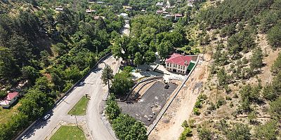 ÇINARALTI ÇAY BAHÇESİ’NDE ÇALIŞMALAR TAMAMLANIYOR