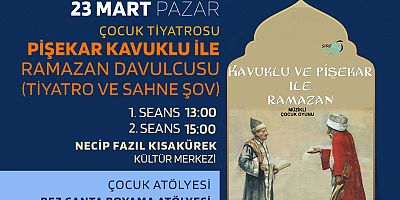Ramazan ayının manevi atmosferini çocuklara yaşatmak amacıyla Büyükşehir Belediyesi tarafından düzenlenen etkinlikler