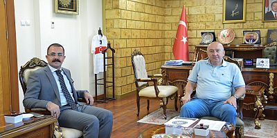 CUMHURİYET BAŞSAVCISI TİRYAKİ’DEN KSÜ REKTÖRÜ YASIM’A ZİYARET