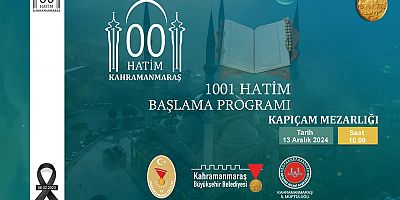 DEPREM ŞEHİTLERİ 1001 HATİM İLE ANILACAK