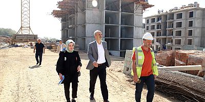 DULKADİROĞLU’NDA DEPREM KONUTLARI YÜKSELİYOR
