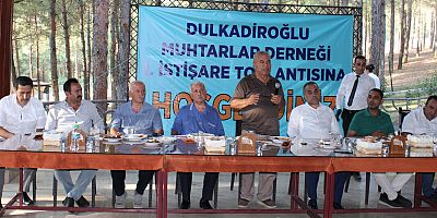 Kahramanmaraş’ın Dulkadiroğlu ilçesindeki muhtarlar