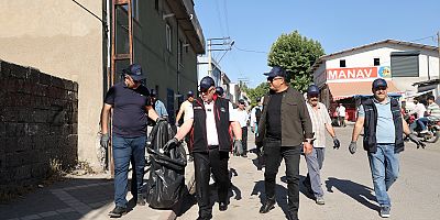 DULKADİROĞLU’NDA TEMİZLİK SEFERBERLİĞİ BAŞLADI