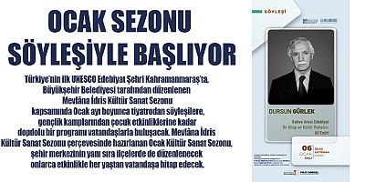 EDEBİYATIN BAŞKENTİNDE OCAK KÜLTÜR SANATLA DOLU GEÇECEK