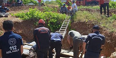 EKİNÖZÜ’NDE KADIN KUYUYA DÜŞTÜ SON ANDA KURTARILDI