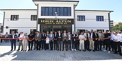 ELBİSTAN’DA İDRİS ALTUN TAZİYE VE KÜLTÜR EVİ’NİN AÇILIŞI GERÇEKLEŞTİRİLDİ
