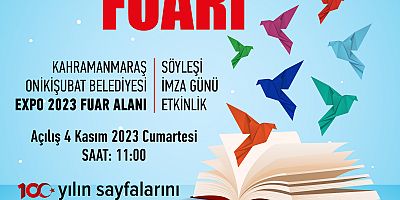 EXPO 2023 KİTAP FUARI KİTAPSEVERLERLE BULUŞACAK
