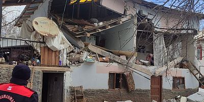 GÖKSUN’DA MUTFAK TÜPÜ BOMBA GİBİ PATLADI: 1 YARALI