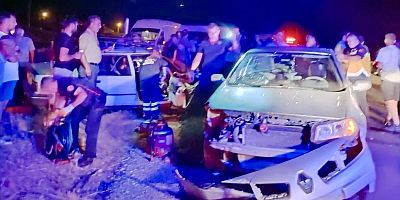 GÖKSUN DA TRAFIK KAZASI