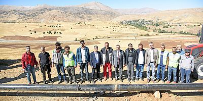 GÖKSUN DOĞALGAZ BORU HATTI ÇALIŞMASI BAŞLADI