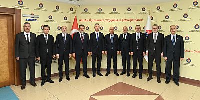 GÖRGEL VE KİRİŞCİ’DEN KSÜ REKTÖRÜ OKUMUŞ’A HAYIRLI OLSUN ZİYARETİ