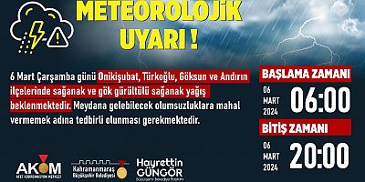 GÜNEYBATI İLÇELERİNDE SAĞANAK YAĞIŞ UYARISI!