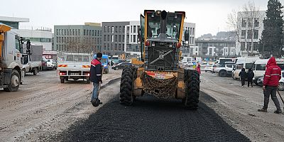 HÜKÜMET BULVARI’NDA ALTYAPININ ARDINDAN ÜSTYAPI ONARIMINA GEÇİLDİ