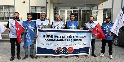 Hürriyetçi Eğitim Sen Kahramanmaraş Şube Başkanı Fatih Soylu