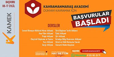 12 farklı branşta ücretsiz olarak düzenlenecek eğitimlere Büyükşehir Belediyesi’nin internet adresinden çevrimiçi başvuru yapılabiliyor.
