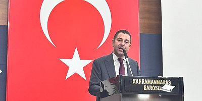 KAHRAMANMARAŞ BAROSU’NUN YENİ BAŞKANI: AV. MEHMET KAAN KIR