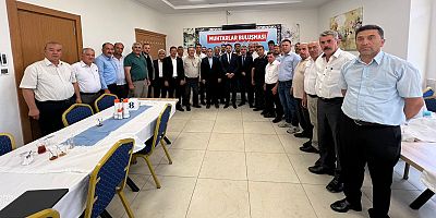 KAHRAMANMARAŞ BÜYÜKŞEHİR BELEDİYESİ MUHTAR BULUŞMALARINI SÜRDÜRÜYOR