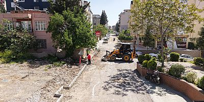 KAHRAMANMARAŞ BÜYÜKŞEHİR’DEN DULKADİROĞLU EGEMENLİK MAHALLESİ’NDE CADDE VE SOKAK YENİLEME ÇALIŞMASI