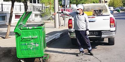 KAHRAMANMARAŞ BÜYÜKŞEHİR, İLAÇLAMA ÇALIŞMALARINI ETKİN BİR ŞEKİLDE SÜRDÜRÜYOR