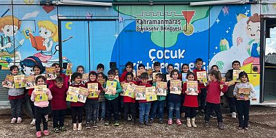 KAHRAMANMARAŞ BÜYÜKŞEHİR’İN MOBİL KÜTÜPHANESİ MART’TA YÜZLERCE ÇOCUĞA ULAŞTI