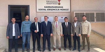KAHRAMANMARAŞ BÜYÜKŞEHİR’İN SOSYAL GİRİŞİMCİLİK MERKEZİ, KOSGEB HEYETİNİ AĞIRLADI; ORTAK PROJELER GÖRÜŞÜLDÜ