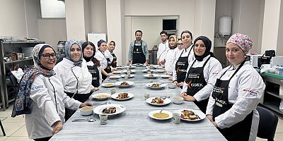 KAHRAMANMARAŞ GASTRONOMİSİNİN YENİ AŞÇILARI KAMEK’TE YETİŞİYOR