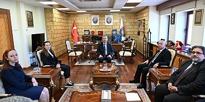 KAHRAMANMARAŞ İSTİKLAL ÜNİVERSİTESİ YÖNETİMİNDEN REKTÖR OKUMUŞ’A ZİYARET