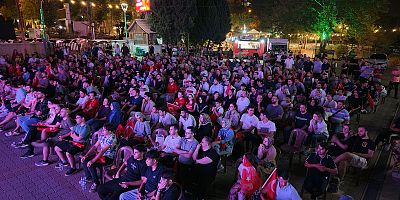 KAHRAMANMARAŞ MİLLİ MAÇTA TEK YÜREK OLDU