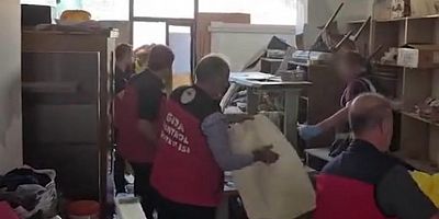 KAHRAMANMARAŞ’TA 42 BİN SAHTE PUL BİBER ETİKETİ ELE GEÇİRİLDİ