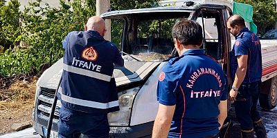 KAHRAMANMARAŞ’TA ARAÇ YANGINLARI KORKUTTU