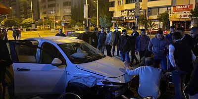 Kahramanmaraş’ta sürücü virajı alamadığı otomobiliyle