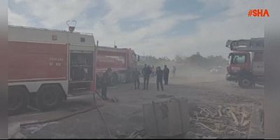 Kahramanmaraş’ta hastane inşaatında çıkan yangın maddi hasara neden oldu.