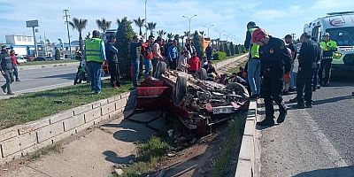 Kahramanmaraş’ta iki otomobilin çarpışması sonucu yaşanan trafik kazasında 6 kişi yaralandı.