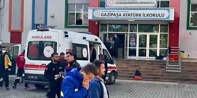 KAHRAMANMARAŞ’TA İLKOKULDA ŞÜPHELİ KOKU