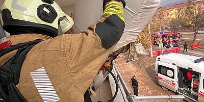 KAHRAMANMARAŞ’TA İTFAİYENİN ZAMANINDA MÜDAHALESİ HAYAT KURTARDI