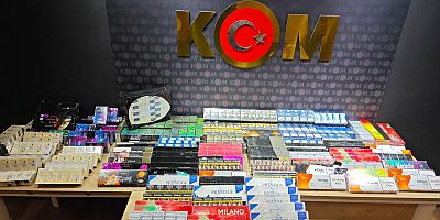 KAHRAMANMARAŞ'TA KAÇAK SİGARA OPERASYONU 